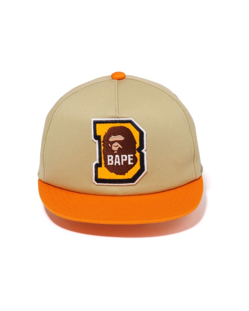 Autres Accessoires Bape Ape Head B Patch Beige Enfant | VEH-85122227